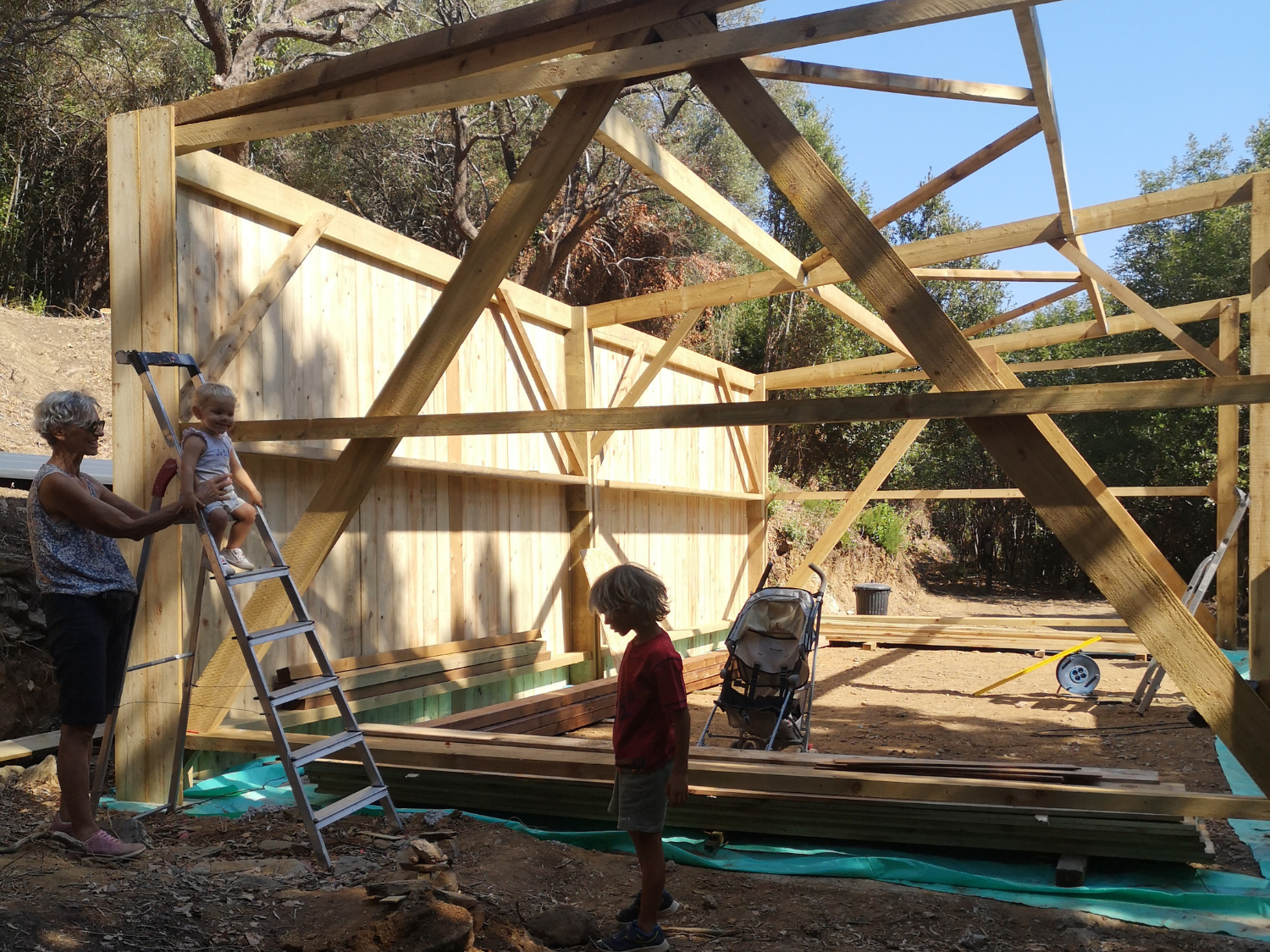 La chevrerie prend forme